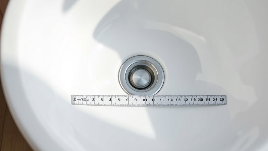 bathroom sink drain sizes