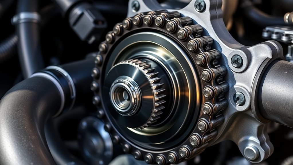 chain driven coolant circulation