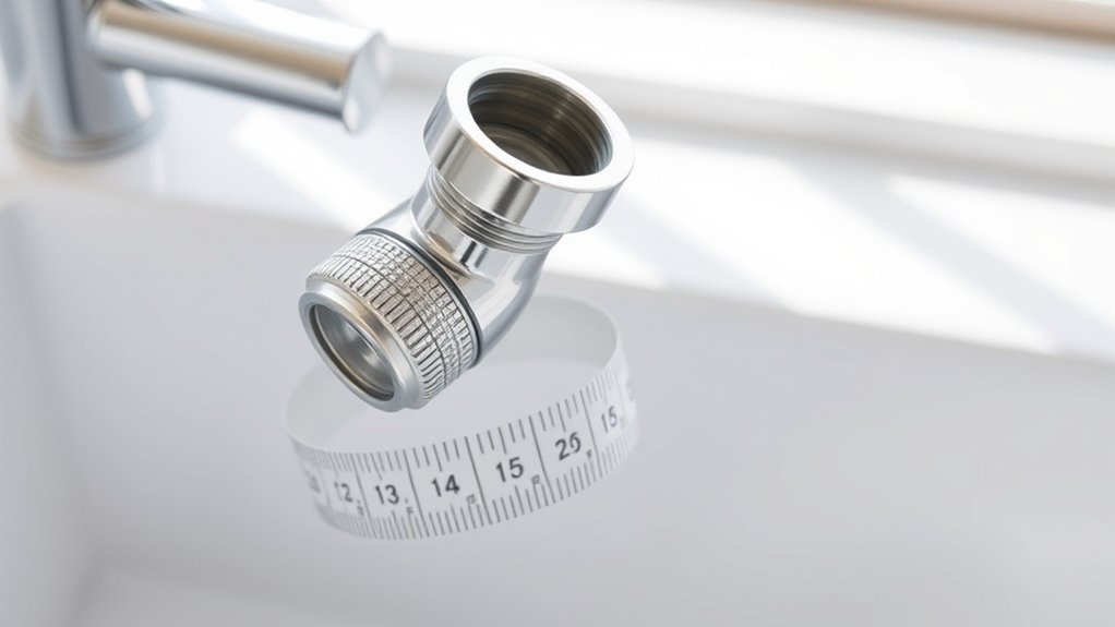 check faucet size compatibility