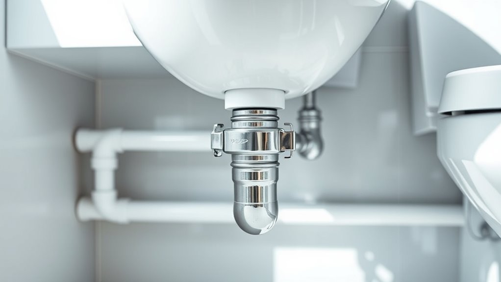 check plumbing connection points