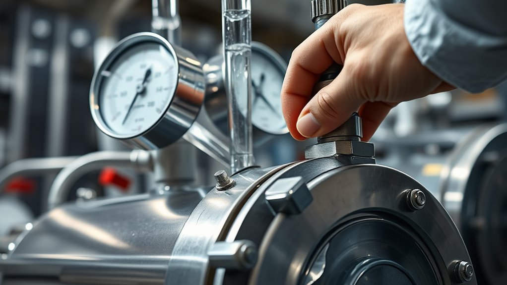 check pump flow direction