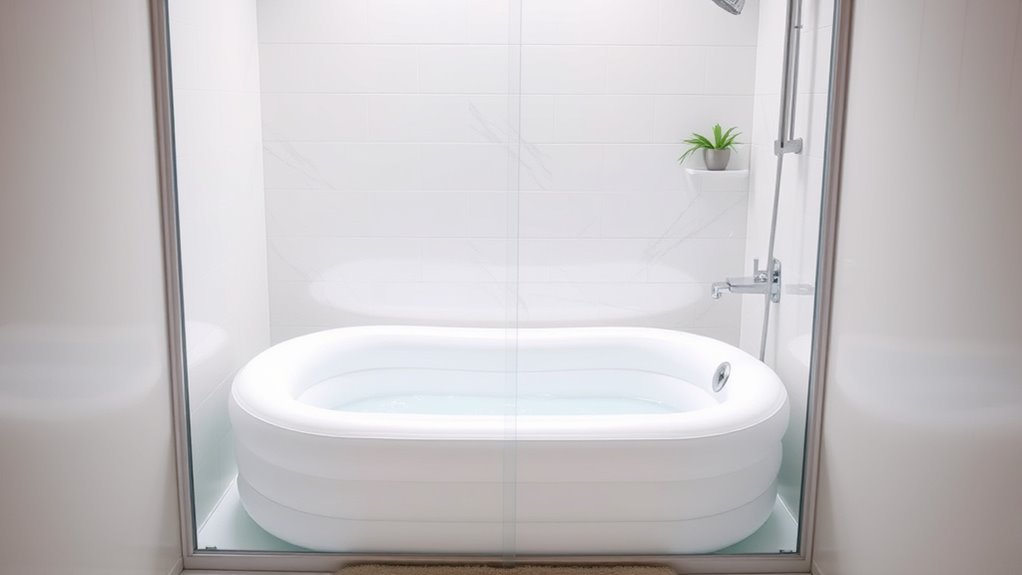 check shower capacity safely