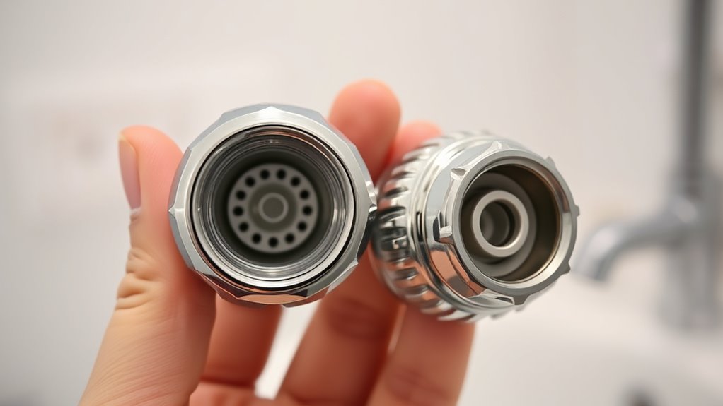 check shower head connector sizes