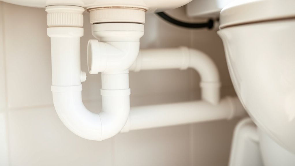 connected drains to sewer