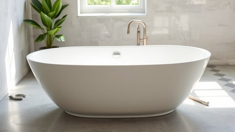 cost of plastic bathtubs