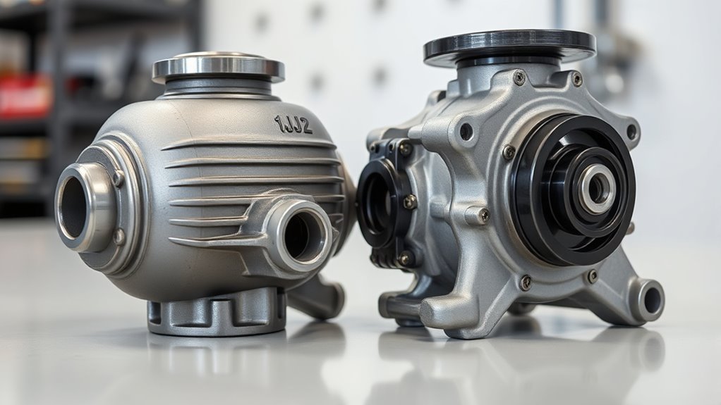 different mounts and fittings