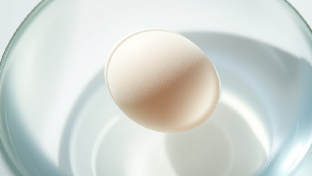 egg age determined by buoyancy