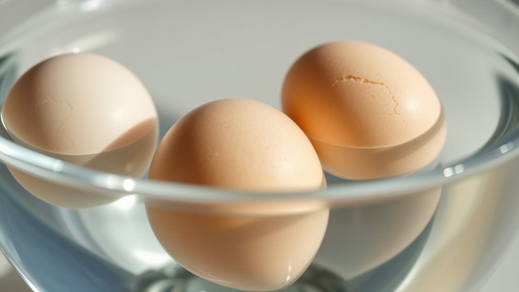 egg float test indicates freshness