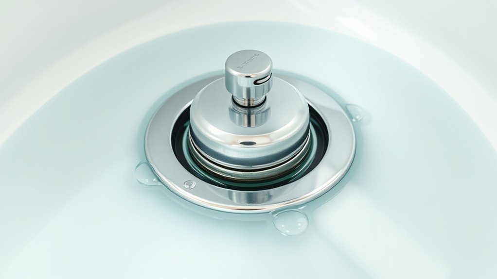 faulty stopper causes drainage