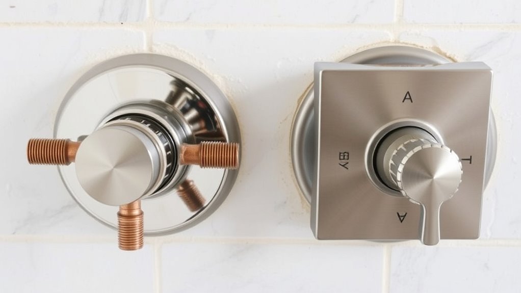identify shower valve type