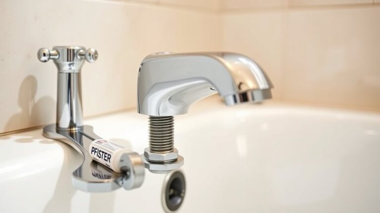 install bathtub faucet easily
