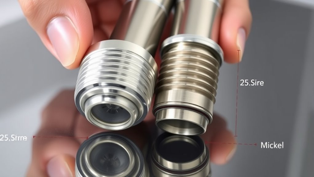 matching shower stem sizes