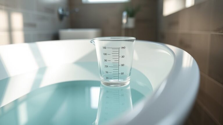 measuring bathtub capacity accurately