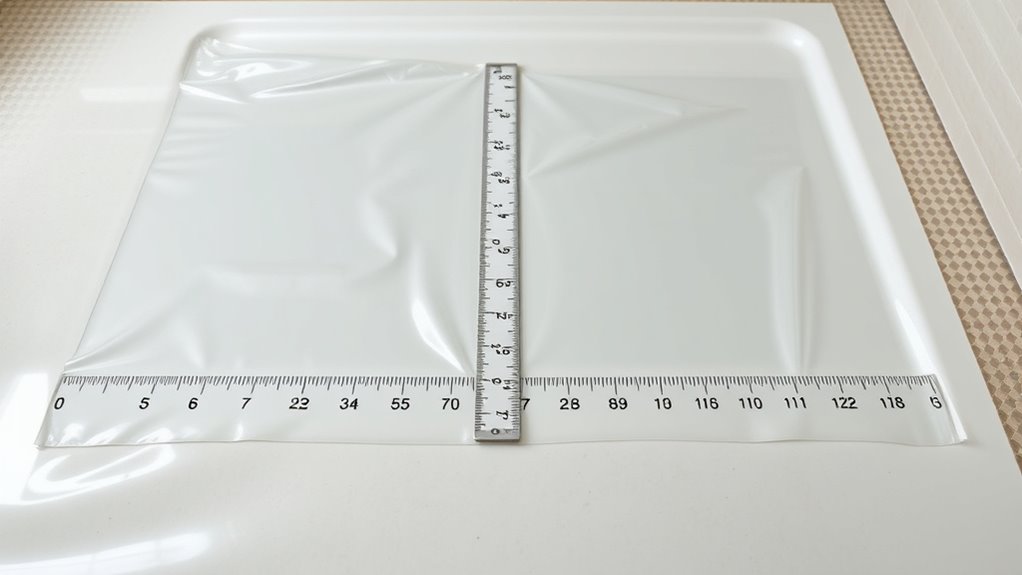 measuring shower liner size
