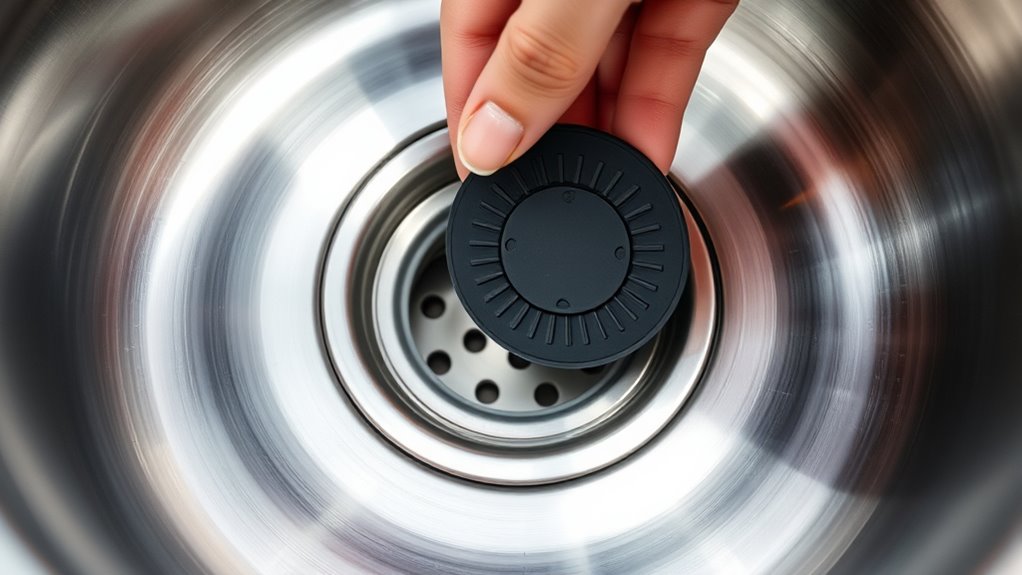 measuring sink drain sizes