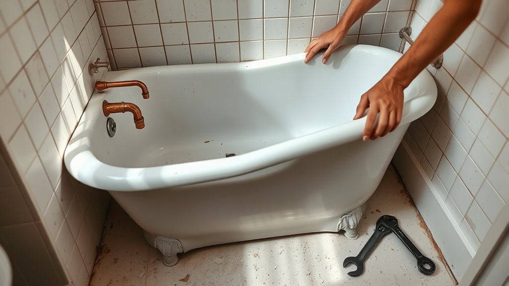 reasons to replace porcelain bathtub