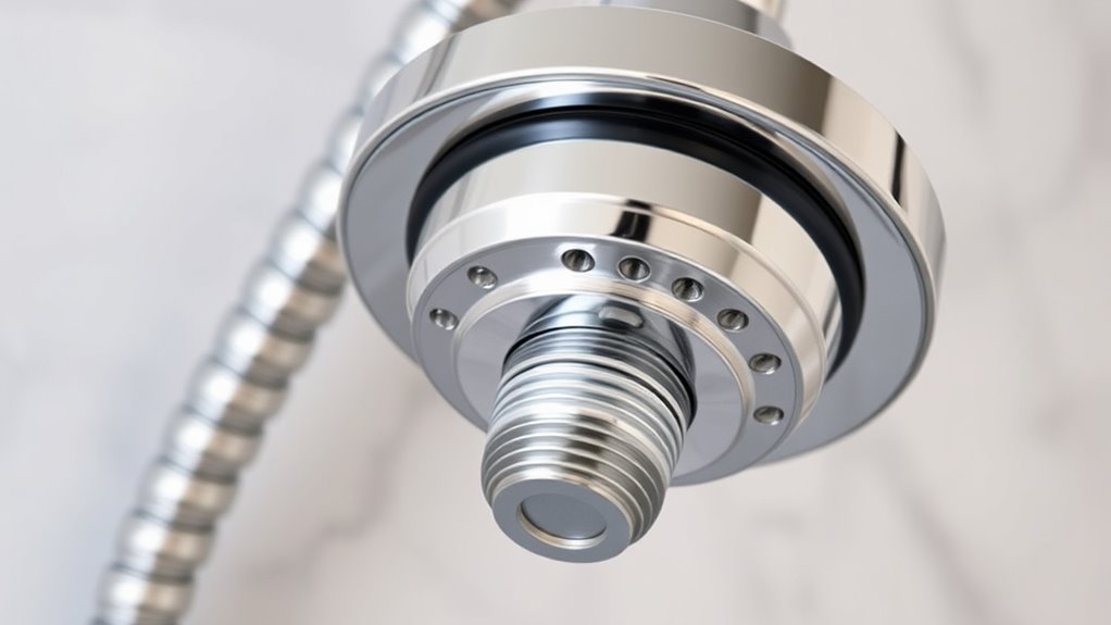 removable shower head design