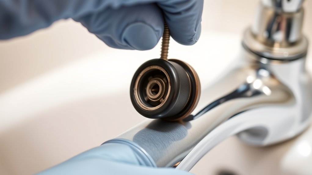 replacing bathtub faucet cartridge