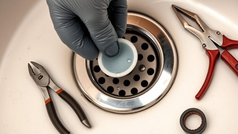 sealing bathtub drain holes