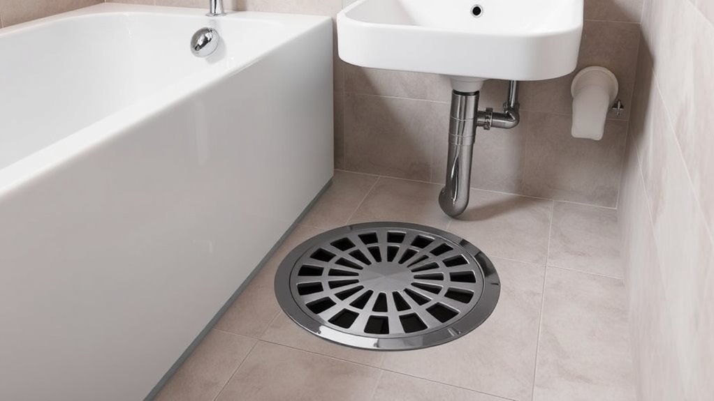 shared drain simplifies plumbing