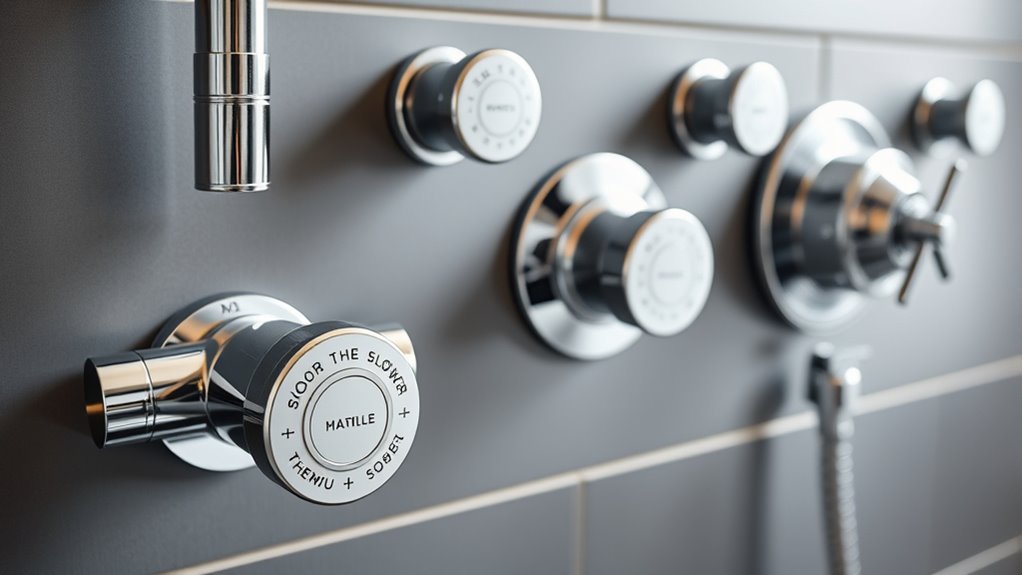 shower valve parts function