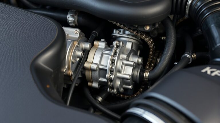 water pump behind timing