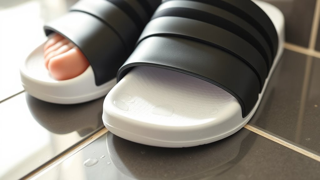 waterproof stylish shower slides